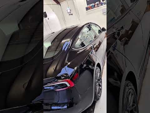 Tesla Model 3 Highland – Sort Diamond Black med Opti-Coat Pro+ ✨