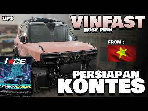 UPDATE PENGGARAPAN DI MOBIL VINFAST VF3 "PINK LABUBU" PERSIAPAN KONTES ICE !!!