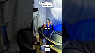 Hot Tent Camping in Deep Snow P5 ❄️🏕️ | Extreme Winter Survival, Bushcraft &amp; Wilderness Living