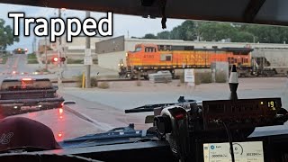We Are Trapped Between 2 Trains While Heading For A Mystery Load