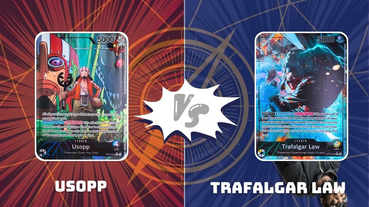 Black Blue Usopp VS Green Yellow Law | Onepiece OP10 Gameplay | 