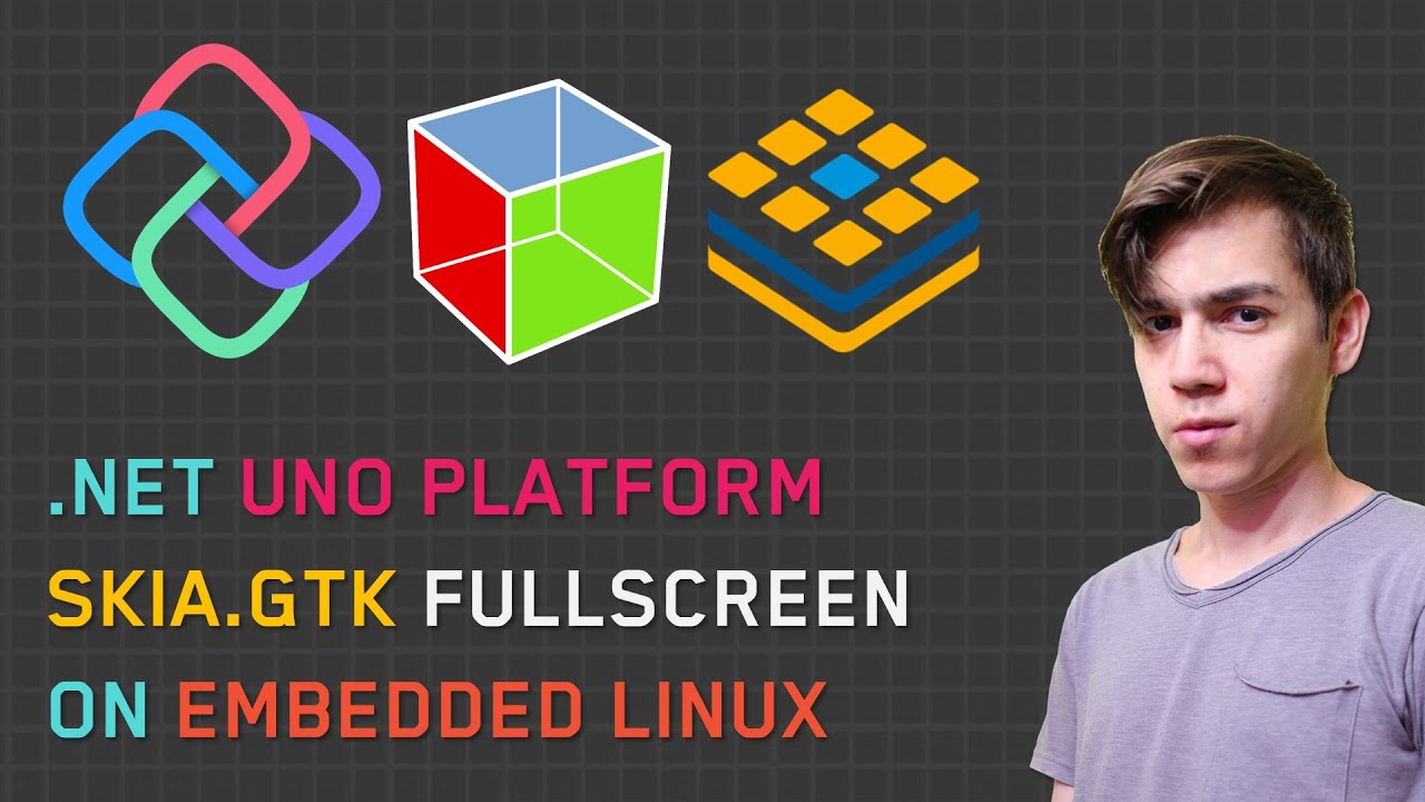 .NET Uno Platform Skia.GTK FullScreen (kiosk) on Embedded Linux - YouTube