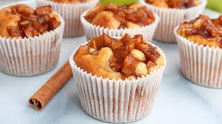 Apple Pie Muffins | Soft, Moist & Filled with Warm Cinnamon Apples 🍎