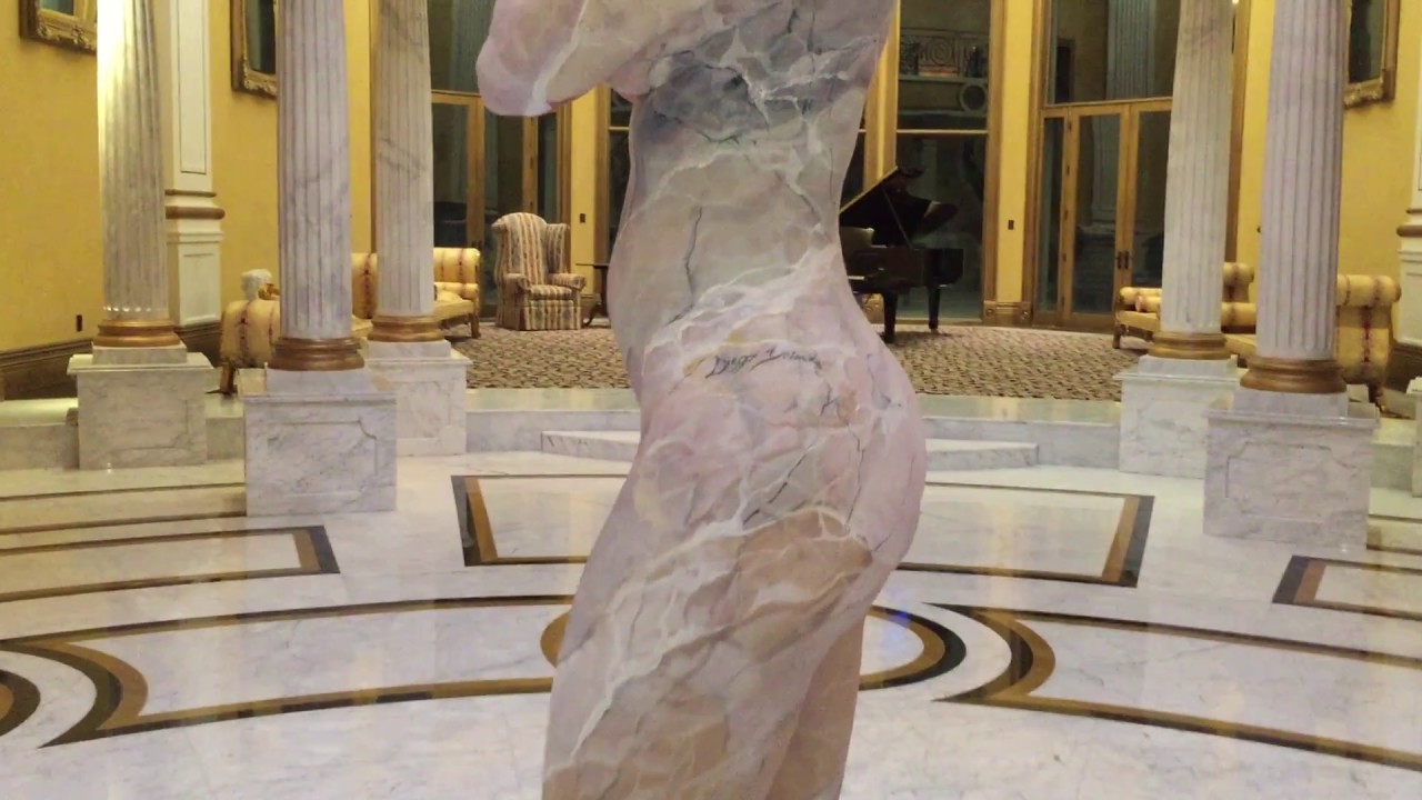 Marble Bodypainting Statue at Villa Bellissima - Salt Lake City, Utah