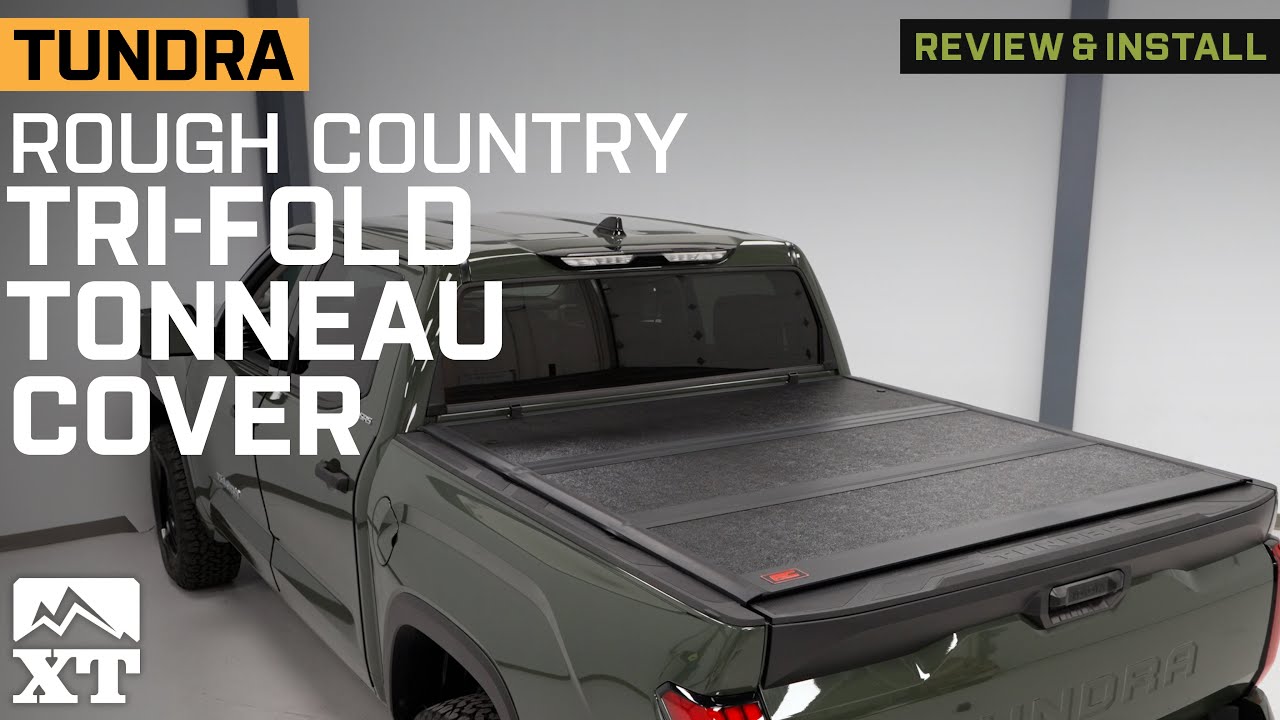 Rough Country Offroad Tundra Hard Low Profile Tri-Fold Tonneau