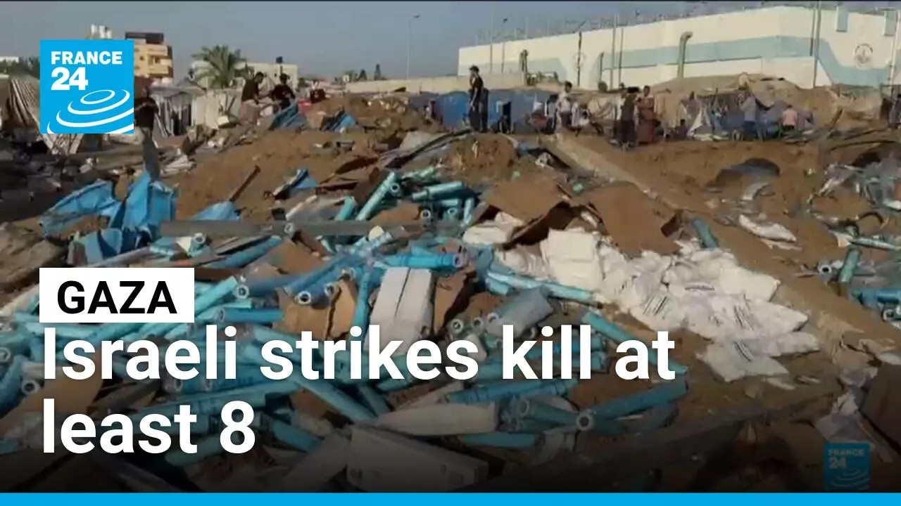 Gaza: overnight Israeli strikes kill at least 8 • FRANCE 24 English
