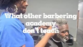 Watch Robin’s FIRST Haircutting Foundations Training! | Barber Tech Academy