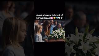 Jesica Funeral In Front Of Her Workplace