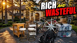 Wealthy People Always Throw Out The Best Stuff !