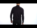 Forte cashmere silk blend sweater  mock neck for men
