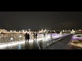 MOSCOW RIVER FLOATING BRIDGE#MOSCOW NIGHT#MOSCOW GLITTER