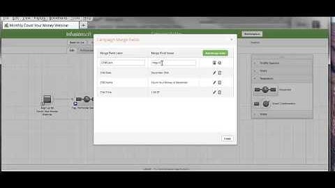 Campaign Builder Merge Fields