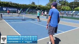 5 0 Mixed Finals DUPR Waterfall Shelley Wong/Paul Johnson vs Klett/Shapiro (Newport Beach, Ca)