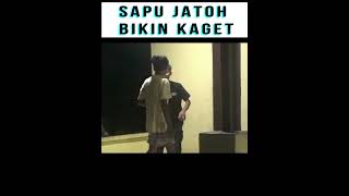 Sapu Jatoh Bikin Kaget  #shortsviral #hororkomedi #prankkuntilanak