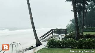 Naples, Florida, Gets Flooding, Heavy Winds, Big Waves, and Tornado Watch as Hurricane Idalia Looms
