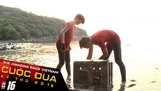The Amazing Race Vietnam:Cuộc đua kỳ thú 2016 Tập 16 :Nhiệm Vụ Lặn Biển Tìm Thùng Gỗ Có Chứa Mật Thư