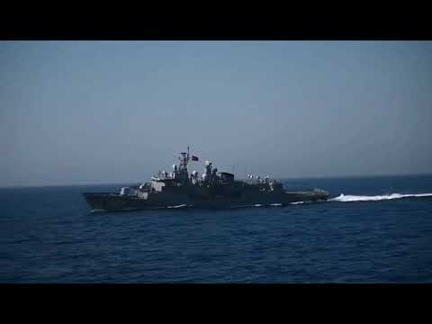 TCG Kemal Reis (F 247) Sapasağlam görevine devam ediyor