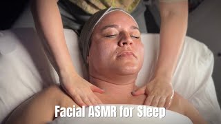 Facial so good she passed out 😴 