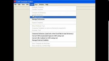 CAM Editor Dictionary Collection Manager