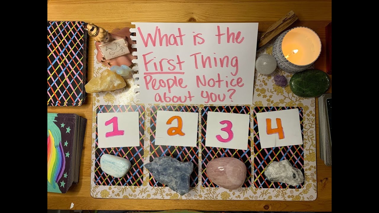 What is the First Thing People Notice About You? 👀 Pick a Card 😘