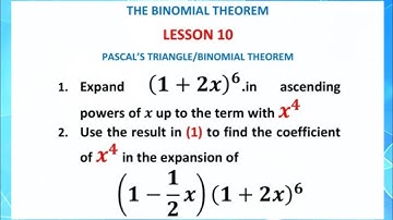 (a+b)^6 binomial expansion in ascending powers of x| Find the coefficient of x^4 #alevelmathspaper1