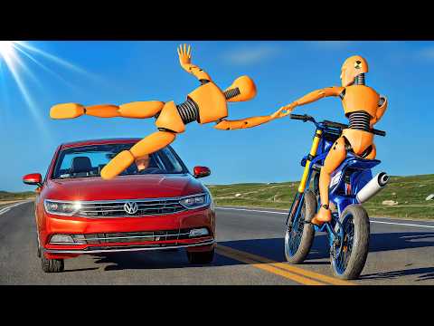 Motorbike and Car Crashes #04 [BeamNG.Drive] thumbnail