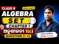 📘 Class 9 Algebra Set Chapter 1 | ଅନୁଶୀଳନୀ 1(C) Question 1-4 | ସହଜ ଓଡ଼ିଆରେ ସମ୍ପୂର୍ଣ୍ଣ ସମାଧାନ ✨