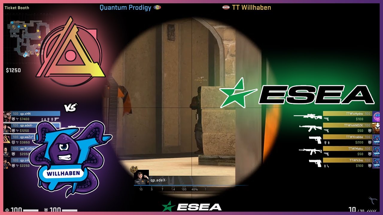 Quantum Prodigy vs TT Willhaben | ESEA S39 - EU - CSGO Main - HiGHLiGHTS | CSGO