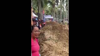 Zyrah Paco 1st heat kids open,from 5th place,to lead the Race,MX quinipot Zamboanga city #motocross 