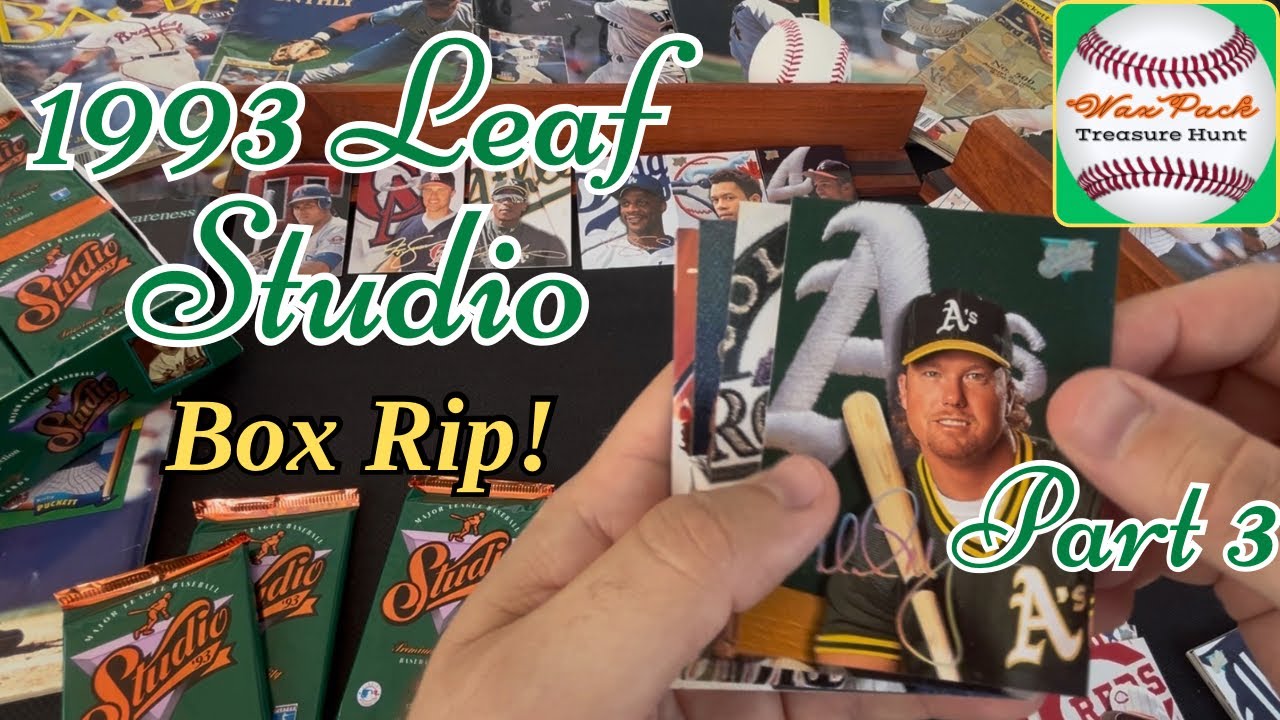 1993 Leaf Studio Baseball Box Rip! - Part 3 