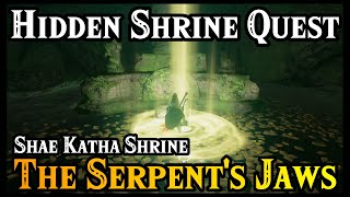 THE SERPENTS JAWS - Lake Tower Hidden Shrine Quest - The Legend of Zelda Breath of the Wild