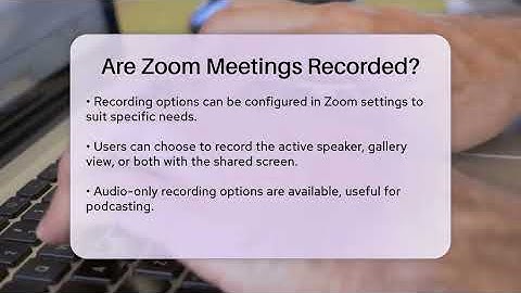 Are Zoom Meetings Recorded? - Talking Tech Trends