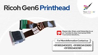 Ricoh Gen6 Printhead... True Colors UV Printer #ricohgen6 #uvprinting #uvprinter #truecolors screenshot 4