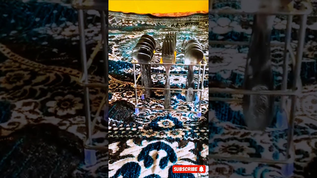 Stainless Steel Spoon Stand Holder Cutlery Rack 