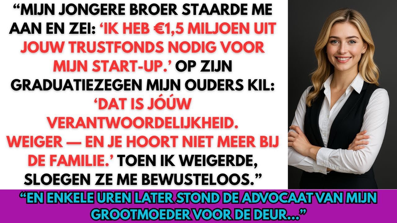 Mijn broer eiste €1,5 miljoen van mijn trustfonds. Mijn weigering verwoestte alles.