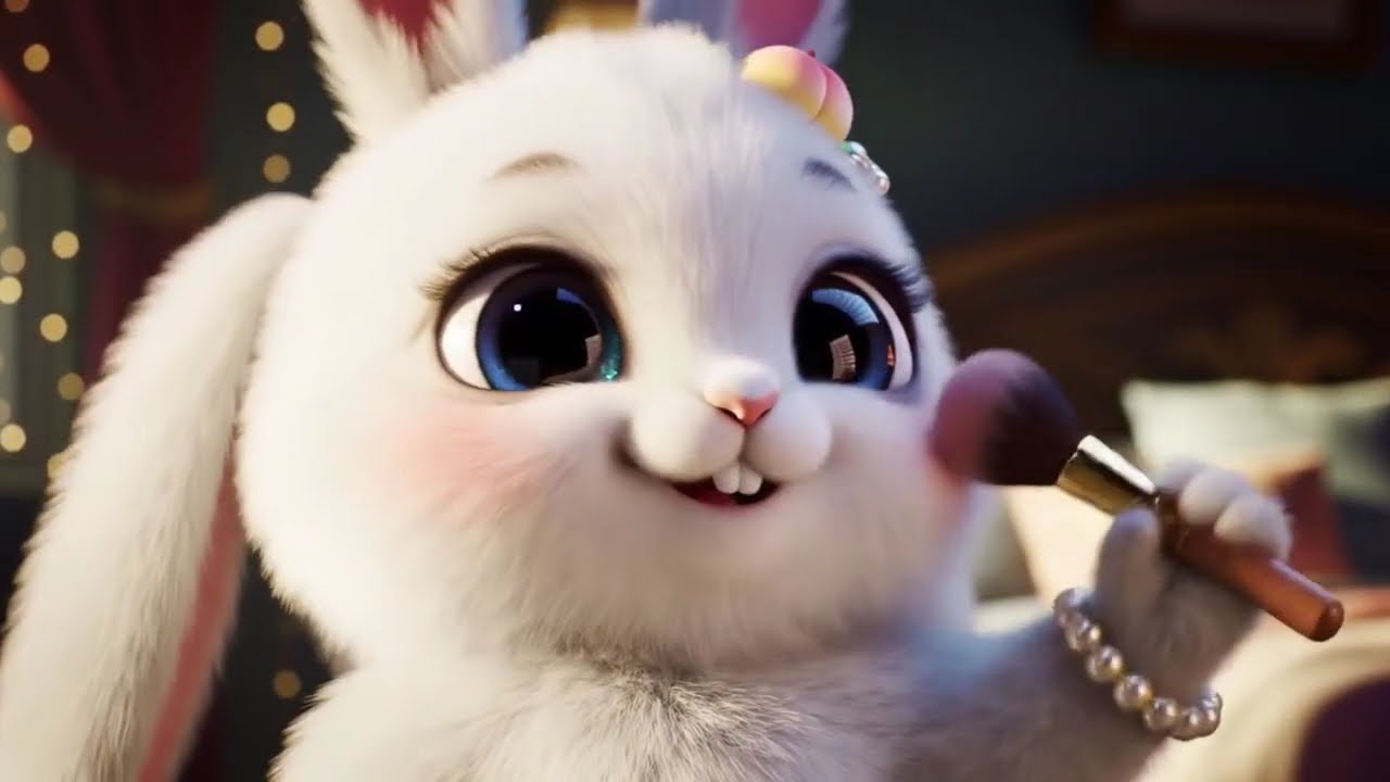 🎀 Mochi the Bunny’s Pink Glam Day 💕