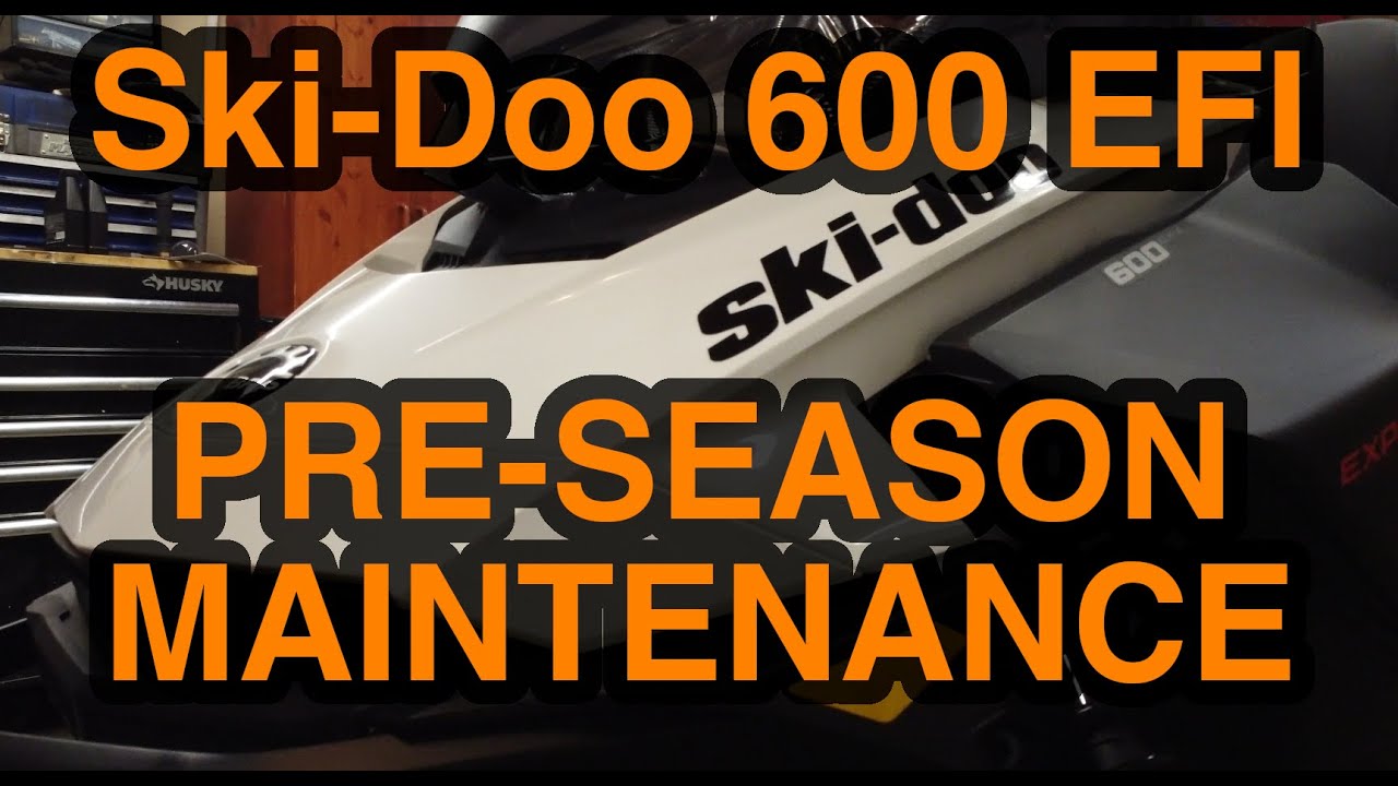 DIY SkiDoo 600 EFI PreSeason Maintenance YouTube