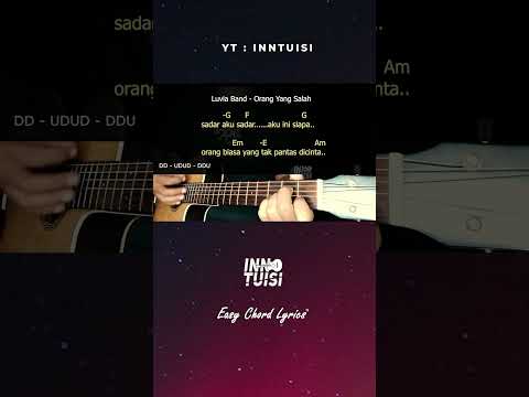 Chord Gitar Orang Yang Sala 