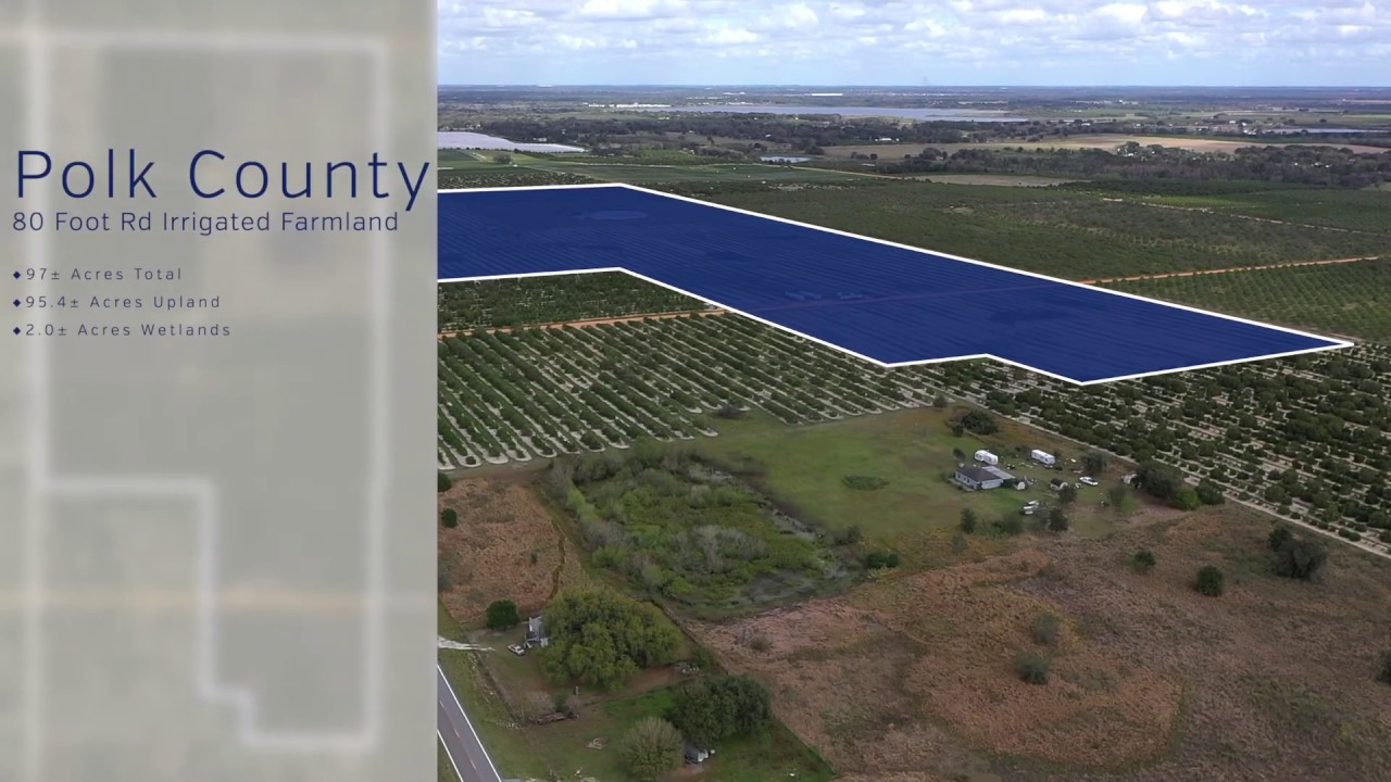Polk County 80 ft Road Irrigated Farmland FOR SALE Perfect for