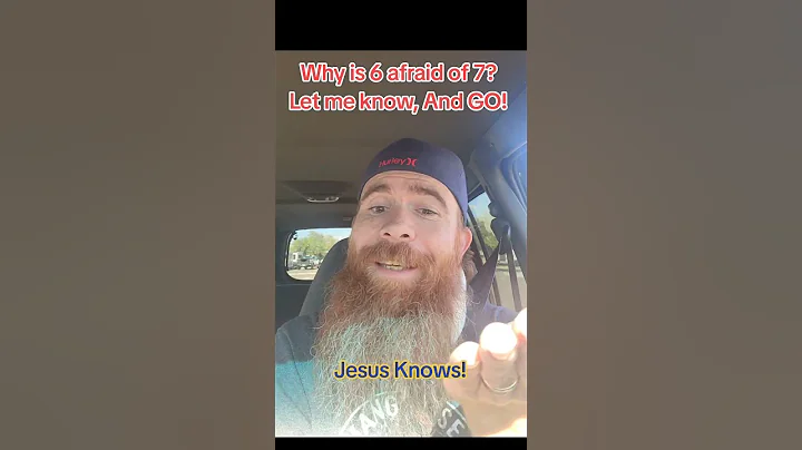 6 7, Why is 6 afraid of 7? Let me know, And GO! #67 #fun #jesus #fyp #funny