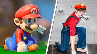 We Tried Super Mario Stunts In Real Life! - Challenge