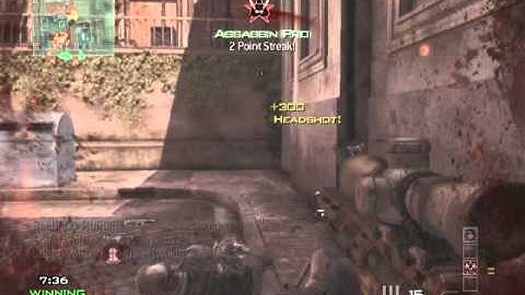 CoD MW3- MSR Triple Feed