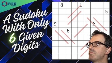 A Sudoku With Only 6 Given Digits