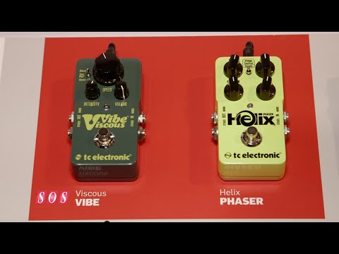 TC Electronic - Viscous Vibe & Helix Phaser Stereo Guitar Effects
