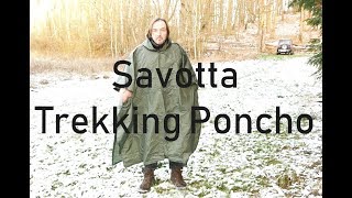 Tilkalde ål underordnet Savotta Trekking Poncho - YouTube