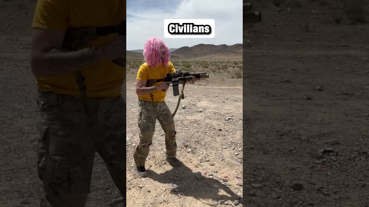 Civilians Vs Veteran Shooting Shorts