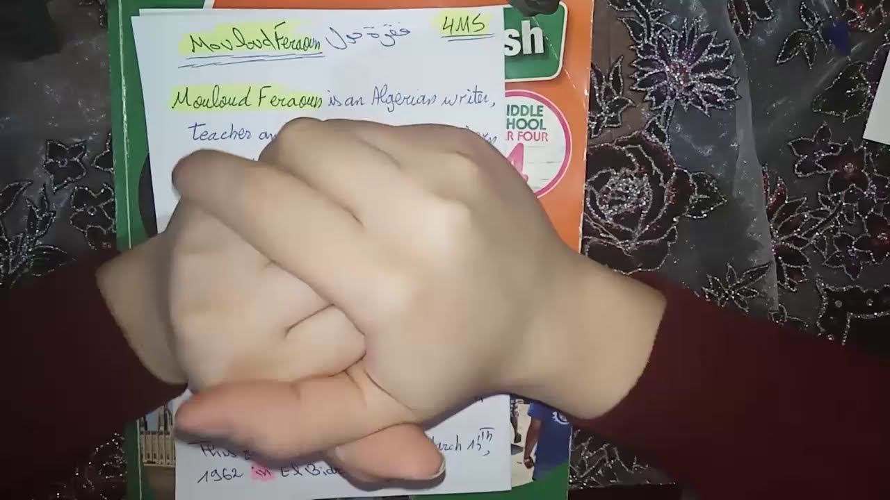 الرابعة متوسط فقرة حول Mouloud Feraoun لغة انجليزية / فقرة حول مولود فرعون بالانجليزية