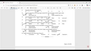 Class 11 Botany | Model Paper 2026 | Board Exams 2026 | Solve | Sindh Text Board | @CSC1232