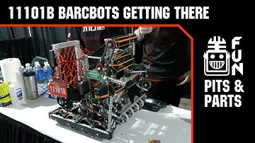 11101B Barcbots Getting There | Pits & Parts | Push Back Robot