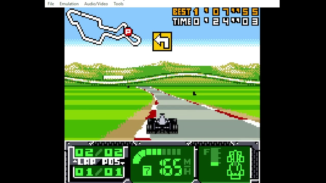 GBC, Emulated, F-1 World Grand Prix II, Time Trial, Rookie, Europe, 